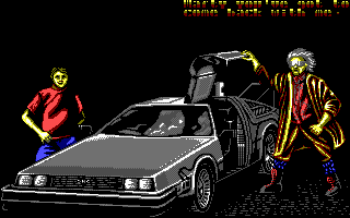 Back to the Future Part II back cover for Sega Master System